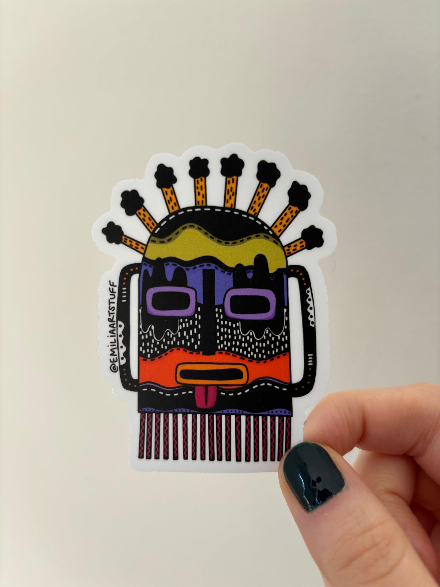 Aya Huma Sticker