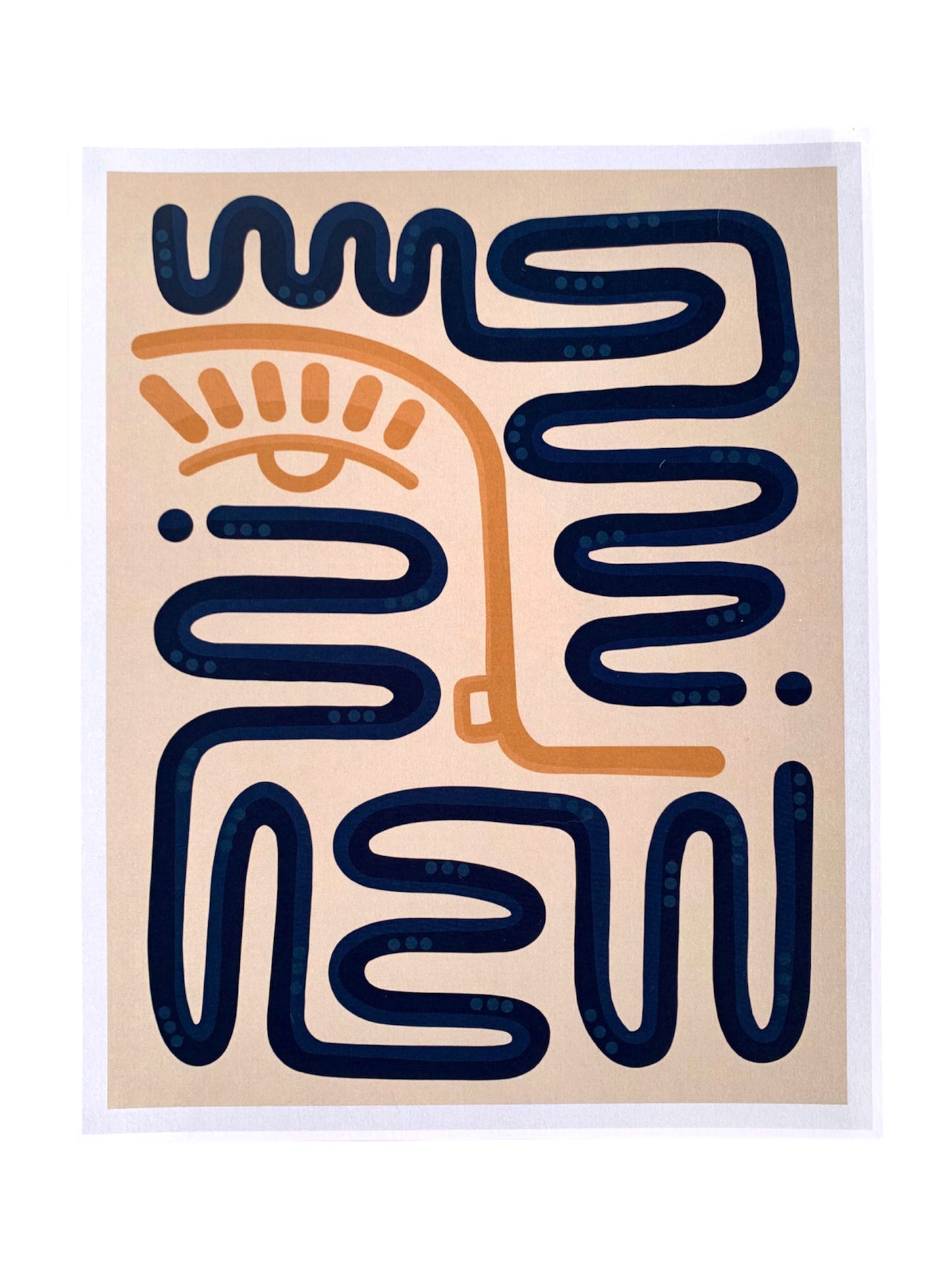 Squiggle - 8x10 Art Print