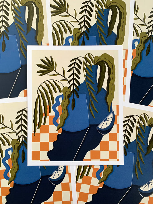 Leaf Still Life - 8x10 Art Print