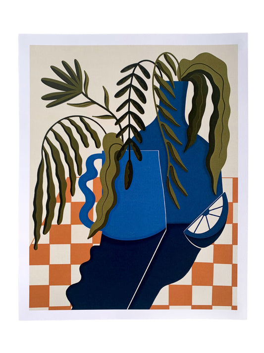 Leaf Still Life - 8x10 Art Print