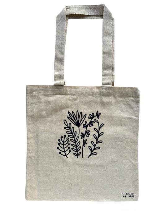 Leaves Canvas Tote