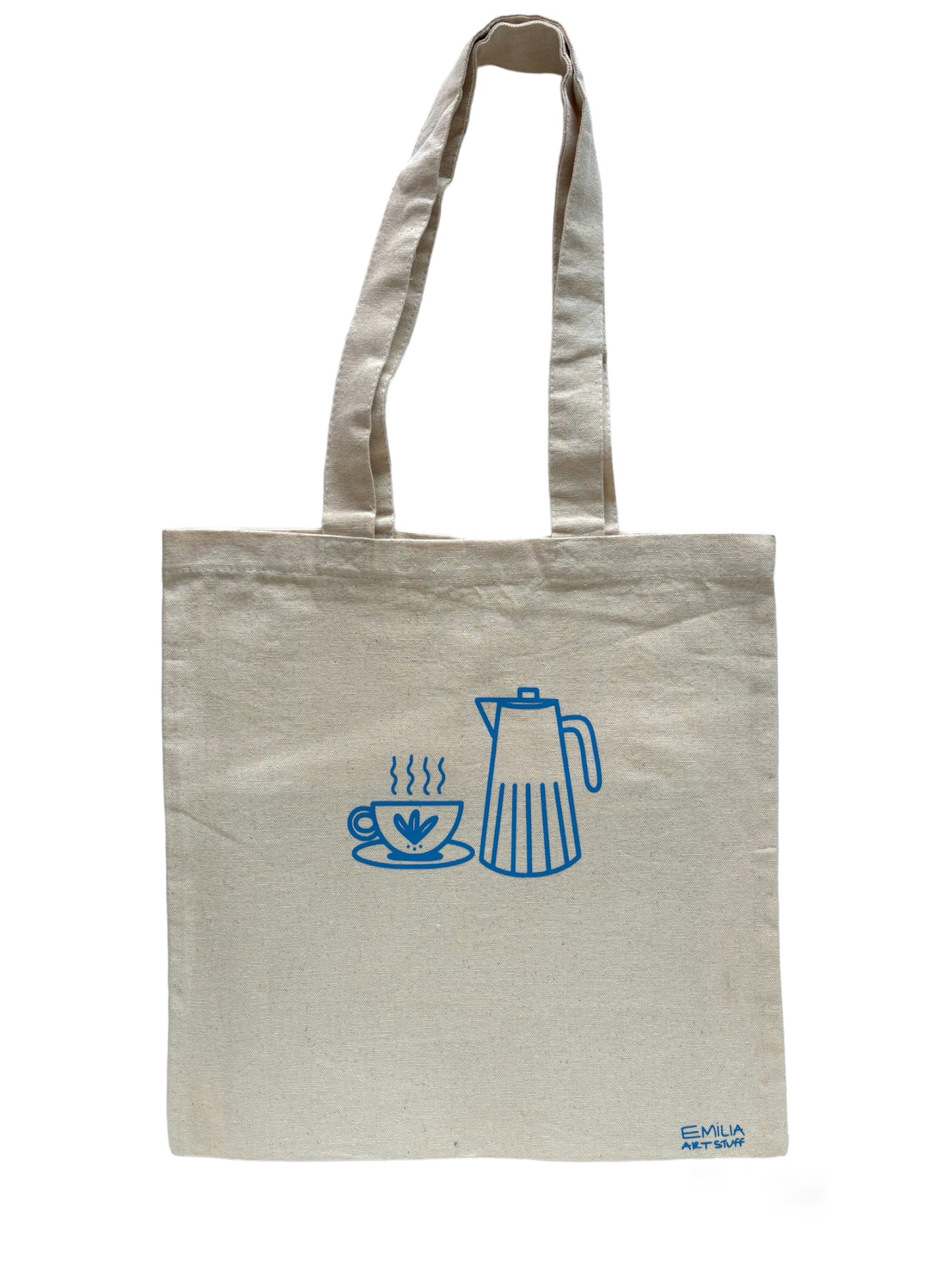 Kettle & Cup Canvas Tote
