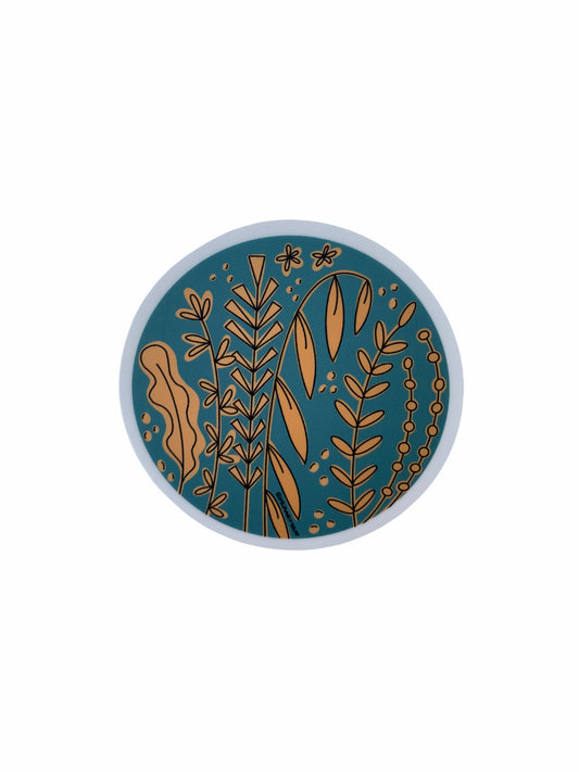Round Plant Sticker