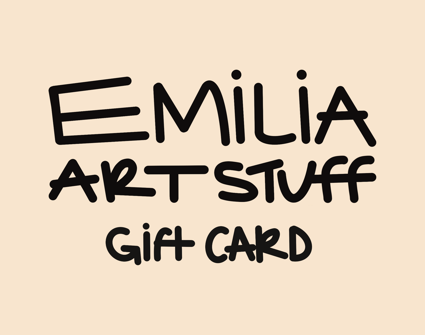 Emilia Art Stuff Gift Card Logo